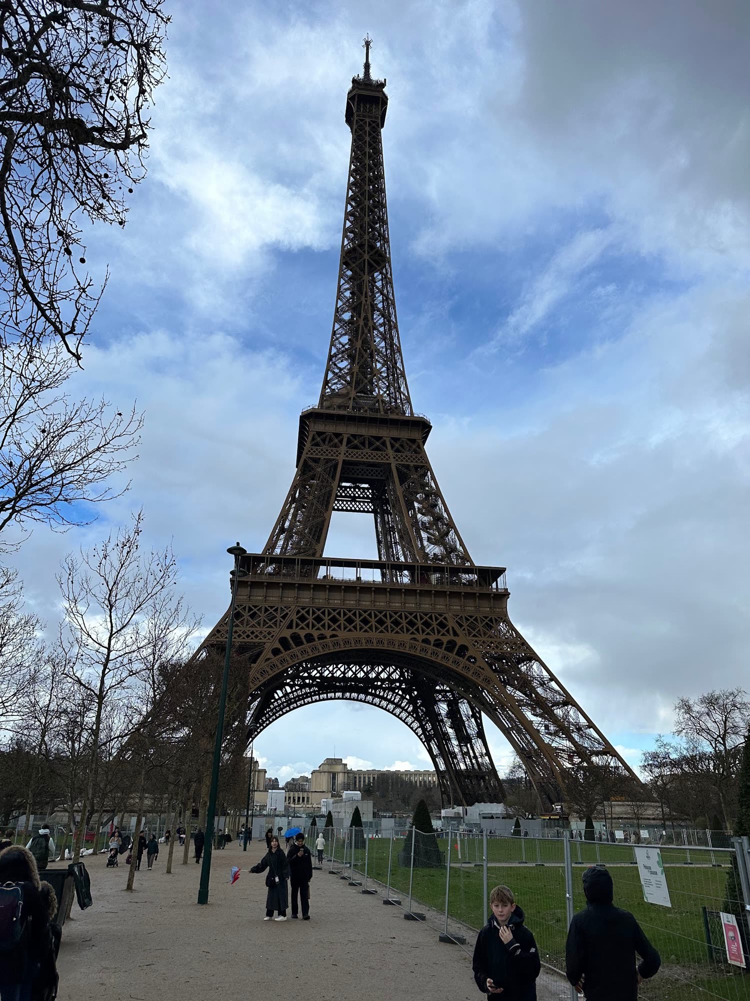 Finn at the Eiffel Tower