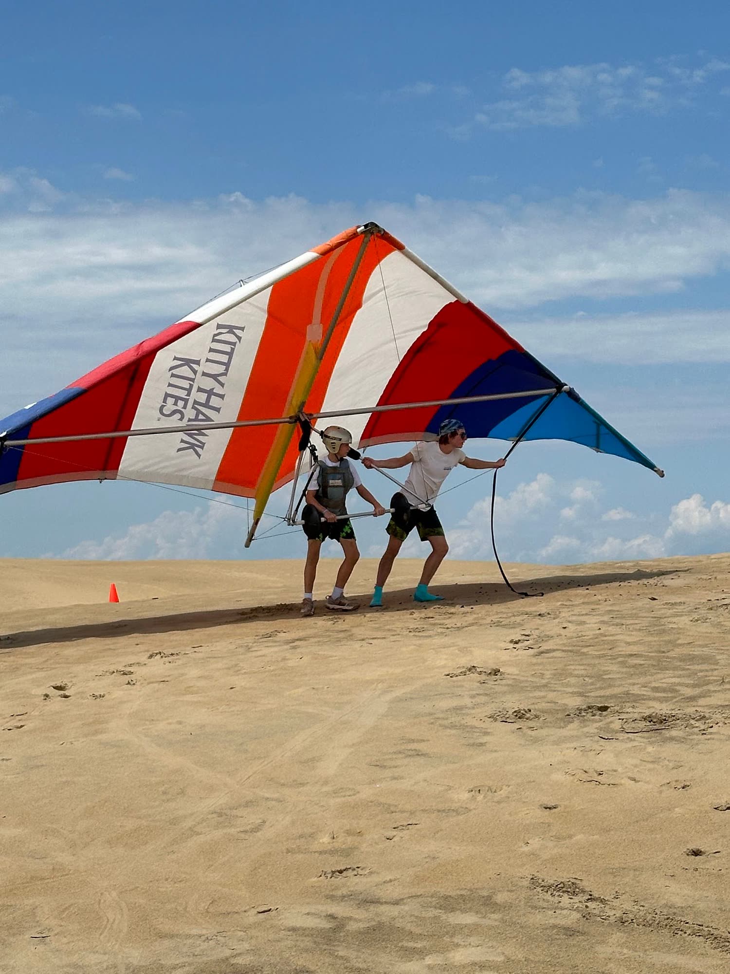 Finn hang gliding