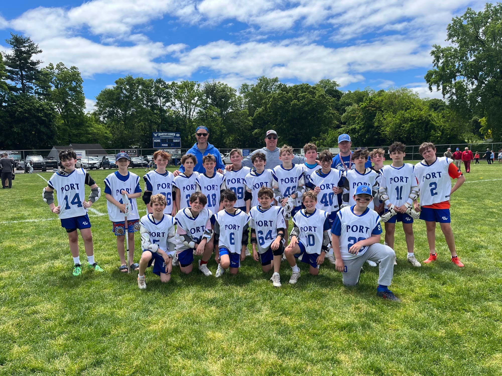 Finn with PYA Lacrosse